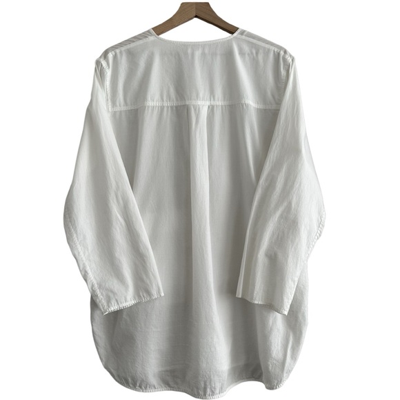 COS Oversized Lightweight Cotton Tunic / White / Size M - Picture 2 of 8